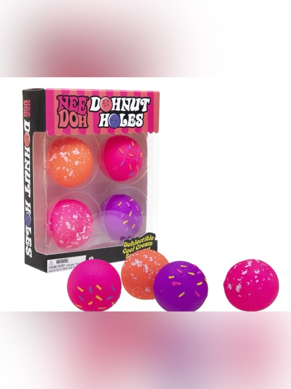 DohNut Holes Squishy Sensory Balls - Viral TikTok Learning Toy- New Limited